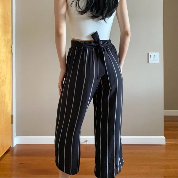Aritzia Wilfred tie waist pants blogger style - Picture 2 of 5